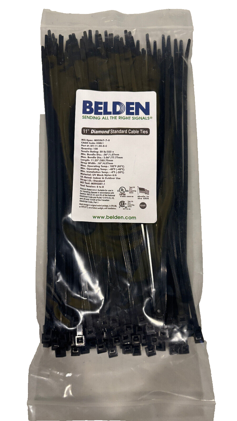 Belden Cable Pro Zip Ties