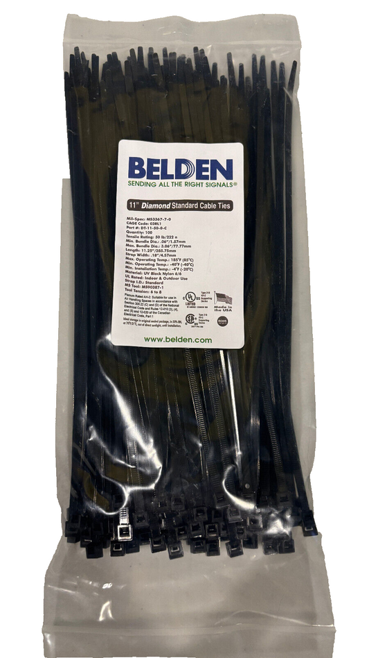 Belden Cable Pro Zip Ties